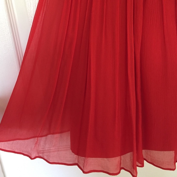 SOLD** J Crew Arabella Silk Chiffon Cocktail Dress - Picture 5 of 6